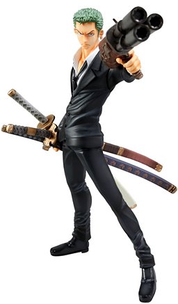 Roronoa Zoro (2), One Piece, One Piece Film: Strong World, MegaHouse, Pre-Painted, 1/8, 4535123712593